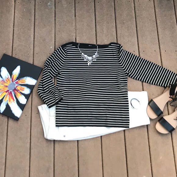 XL Ann Taylor Loft Cropped Sweater - Picture 2 of 4